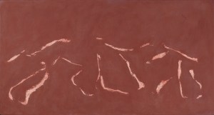 Judith Trepp, Untitled, 2010, Eitempera, Öl und Ölstift auf Leinwand, 65 x 115 cm, © ART FORUM UTE BARTH